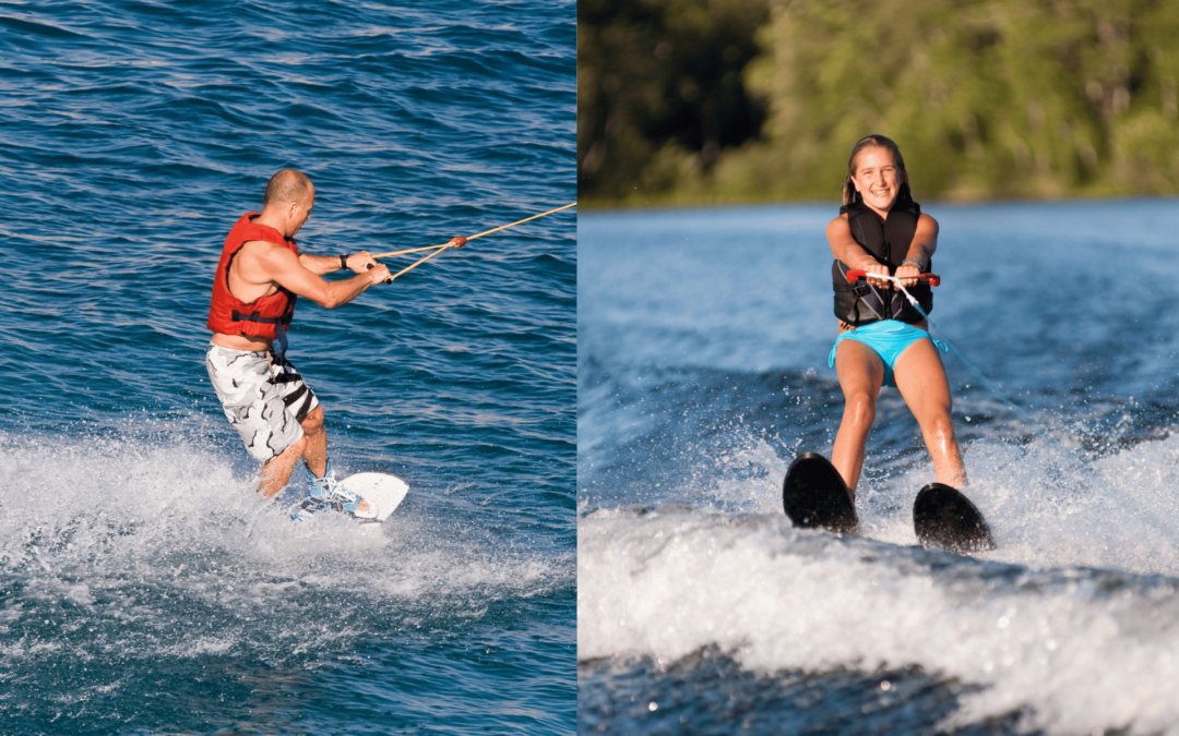 Beneficios del esquí acuático y el wakeboard